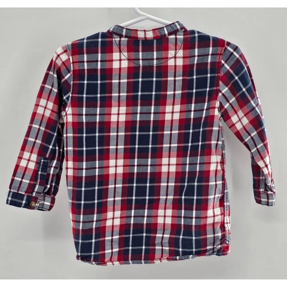 H&M Baby Boys collarless button down shirt 12-18 months - Picture 4 of 4